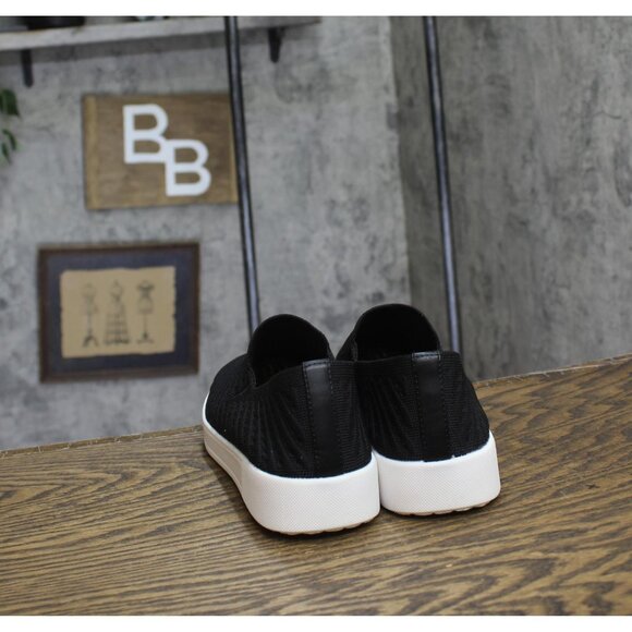 NEW White Mountain Courage Womens Sneaker Flat Black Fabric 9.5M - Picture 8 of 11